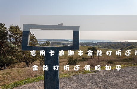 信用卡逾期本金能打折还清吗(信用卡逾期本金能打折还清吗知乎)