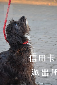 信用卡逾期案件派出所管嗎(信用卡逾期案件派出所管嗎)