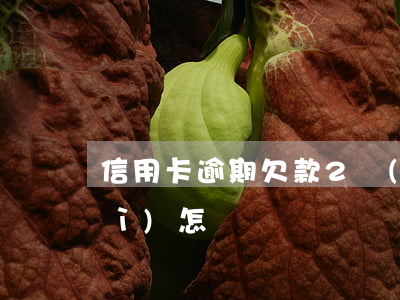 信用卡逾期欠款2萬(wàn)6會(huì)怎樣