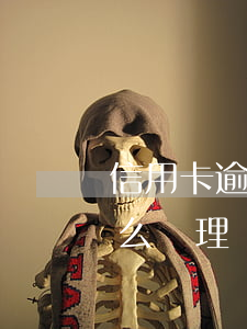 信用卡逾期欠款怎么處理(信用卡逾期欠款怎么處理)