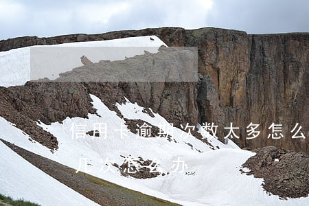 信用卡逾期次数太多怎么做房贷(房贷逾期好几次怎么办)