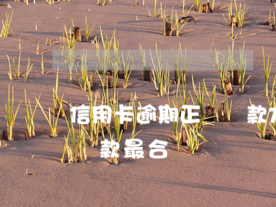 信用卡逾期正確還款方法(信用卡逾期后怎么還款最合適?)