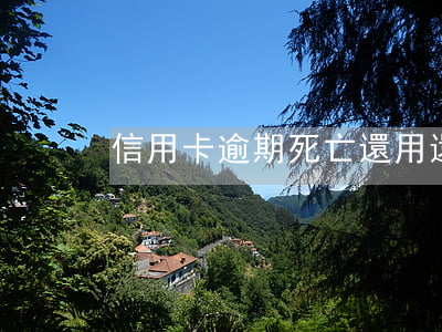 信用卡逾期死亡還用還嗎