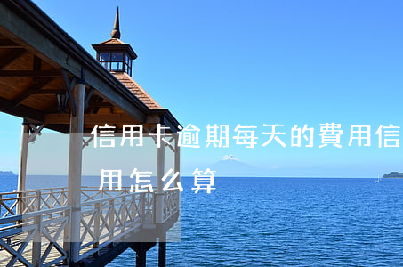 信用卡逾期每天的費用(信用卡逾期每天的費用怎么算)