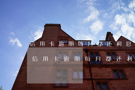 信用卡逾期每月都还利息违约金还不起了-信用卡逾期每月都还利息违约金还不起了怎么办