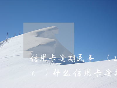 信用卡逾期民事責(zé)任都承擔(dān)什么(信用卡逾期惡意拖欠需要承擔(dān)民事責(zé)任)