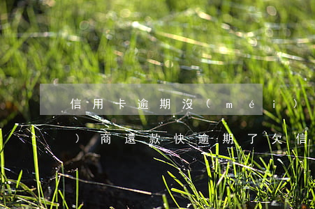 信用卡逾期沒(méi)有通知協(xié)商還款 快逾期了欠信用卡還不起跟銀行能有協(xié)商的可能性嗎