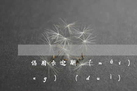 信用卡逾期沒(méi)錢還如何應(yīng)對(duì)(沒(méi)注意信用卡逾期了)