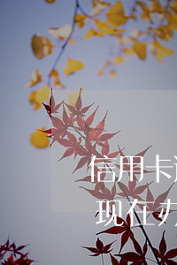 信用卡逾期没换会怎么样(以前信用卡逾期了,现在办不了了吗?)
