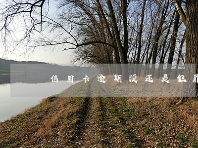 信用卡逾期没还是犯罪吗