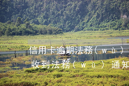 信用卡逾期法務(wù)部簽字(信用卡逾期收到法務(wù)通知)