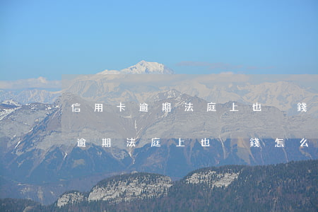 信用卡逾期法庭上也沒錢怎么解決-信用卡逾期法庭上也沒錢怎么解決呢