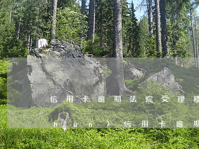 信用卡逾期法院受理標(biāo)準(zhǔn)(信用卡逾期起訴標(biāo)準(zhǔn))