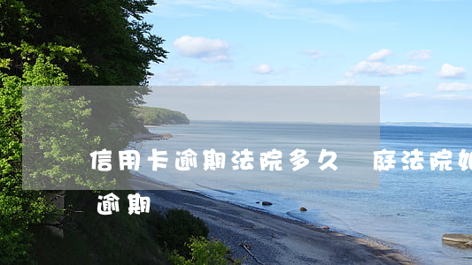 信用卡逾期法院多久開庭(法院如何判信用卡逾期)