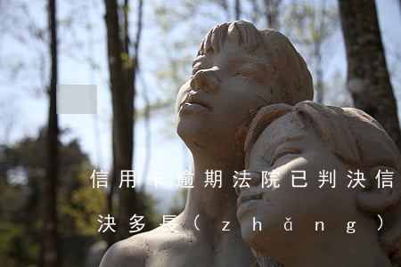 信用卡逾期法院已判決(信用卡逾期法院已判決 ,多長(zhǎng)時(shí)間二次起訴)