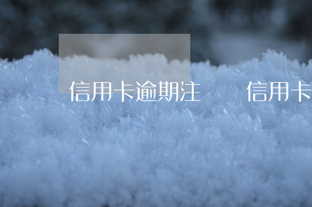 信用卡 逾期 注銷嗎 信用卡 逾期 注銷嗎怎么辦