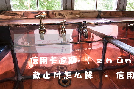 信用卡逾期準(zhǔn)時(shí)還款止付怎么解決-信用卡逾期準(zhǔn)時(shí)還款止付怎么解決呢