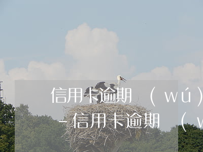 信用卡逾期無(wú)力償還為什么不起訴-信用卡逾期無(wú)力償還為什么不起訴呢