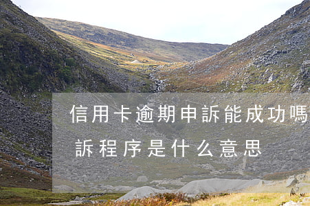 信用卡逾期申訴能成功嗎(信用卡逾期進入申訴程序是什么意思)