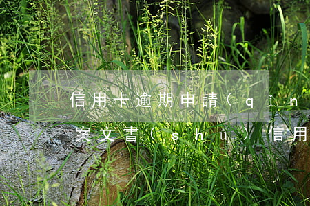 信用卡逾期申請(qǐng)報(bào)案文書(shū)(信用卡逾期收到報(bào)案書(shū)怎么辦)