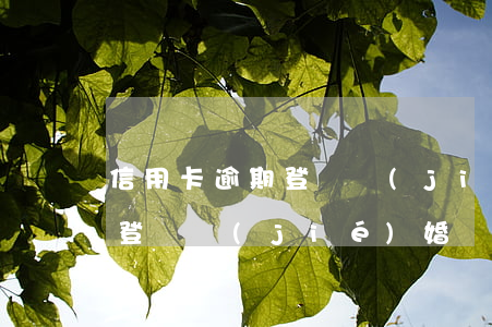 信用卡逾期 登記結(jié)婚 信用卡逾期登記結(jié)婚會(huì)知道嗎