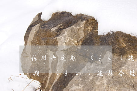 信用卡逾期發(fā)逮捕令短信(信用卡逾期發(fā)逮捕令短信是真是假)