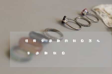 信用卡逾期的利息怎么這么多-各銀行信用卡逾期利息