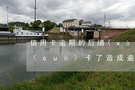 信用卡逾期的后續(xù)問題(信用卡還錯(cuò)卡了造成逾期)