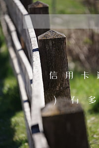 信用卡逾期的風(fēng)險(xiǎn)有多大(信用卡逾期的風(fēng)險(xiǎn)有多大視頻)