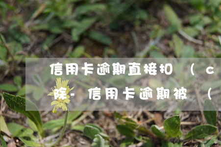 信用卡逾期直接扣儲(chǔ)蓄卡怎樣解除-信用卡逾期被強(qiáng)制劃扣怎么辦
