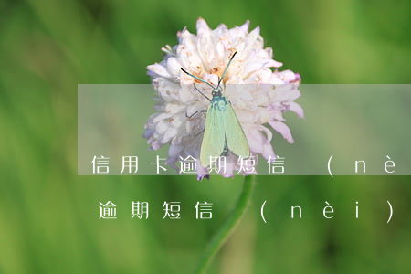 信用卡逾期短信內(nèi)容 截圖（信用卡逾期短信內(nèi)容）