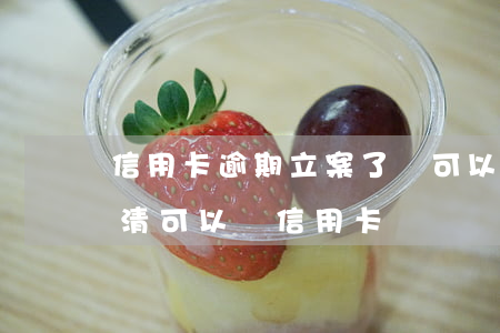 信用卡逾期立案了還可以還款嗎 有逾期已還清可以辦信用卡嗎