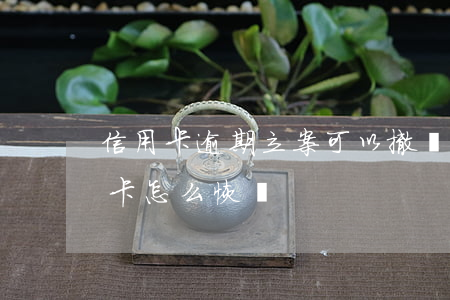 信用卡逾期立案可以撤銷嗎(逾期停用的信用卡怎么恢復)