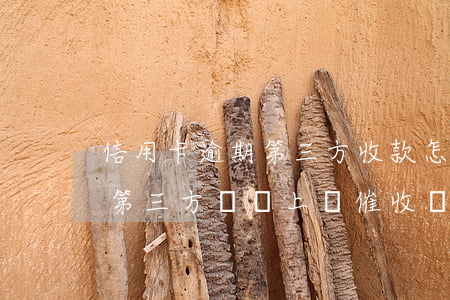 信用卡逾期第三方收款怎么辦(欠信用卡的錢第三方機構上門催收違法嗎)