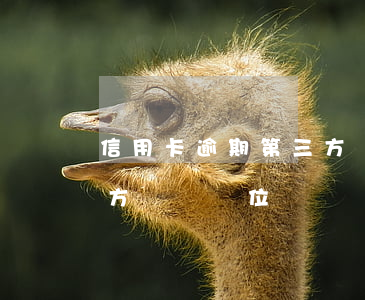 信用卡逾期第三方騷擾單位(信用卡逾期第三方騷擾單位)