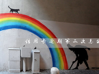 信用卡逾期第二次怎么辦