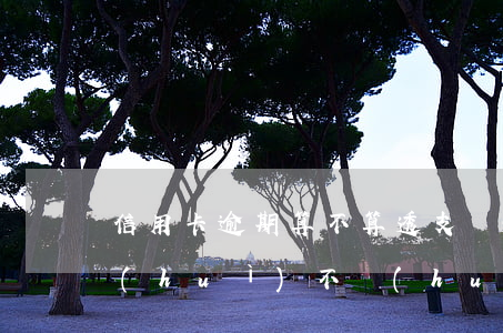 信用卡逾期算不算透支資金(欠信用卡逾期會(huì)不會(huì)坐牢)
