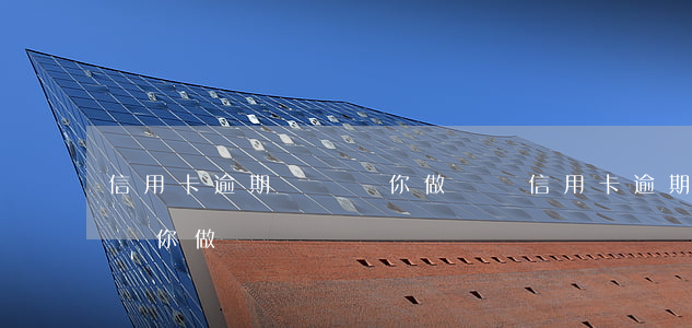 信用卡逾期經偵讓你做筆錄(信用卡逾期經偵讓你做筆錄)