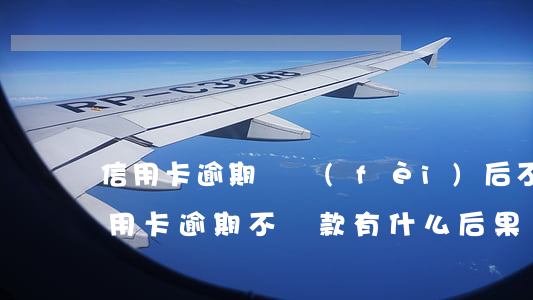 信用卡逾期繳費(fèi)后不能刷卡(刷信用卡逾期不還款有什么后果?)