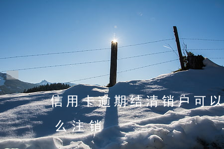 信用卡逾期结清销户可以吗(到期的信用卡怎么注销)