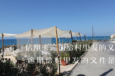 信用卡逾期给村里发的文件是什么-信用卡逾期给村里发的文件是什么意思