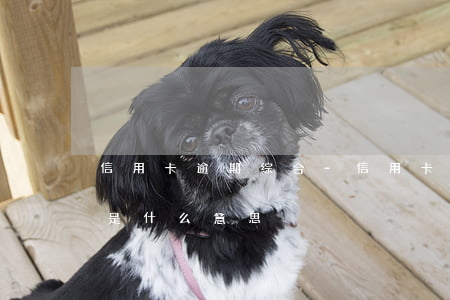 信用卡逾期综合-信用卡逾期综合评分不足是什么意思
