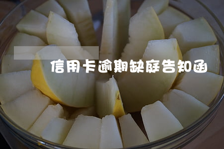 信用卡逾期缺庭告知函