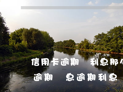 信用卡逾期罰利息那么多也還不起-信用卡 逾期罰息 逾期利息