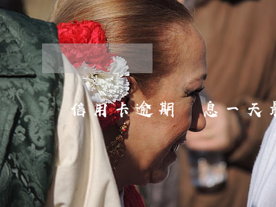 信用卡逾期罰息一天最高(信用卡逾期罰金)
