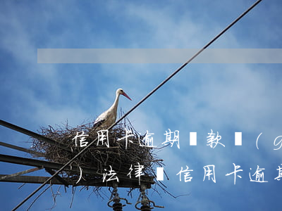 信用卡逾期罰款規(guī)則興業(yè)(法律對信用卡逾期違約金的規(guī)定)