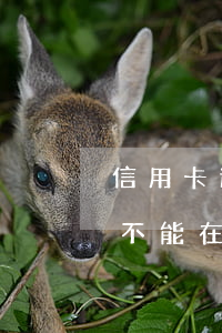 信用卡逾期能不能在銀行貸款(信用卡逾期能不能在銀行貸款買車)