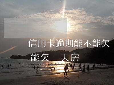 信用卡逾期能不能欠幾天-信用卡逾期能不能欠幾天房貸