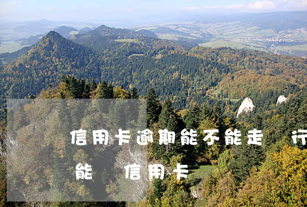信用卡逾期能不能走銀行貸款-銀行有逾期能辦信用卡