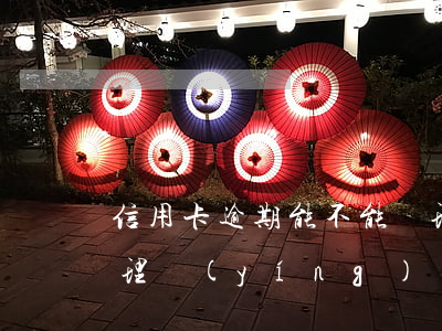 信用卡逾期能不能辦理(信用卡逾期能不能辦理營(yíng)業(yè)執(zhí)照)